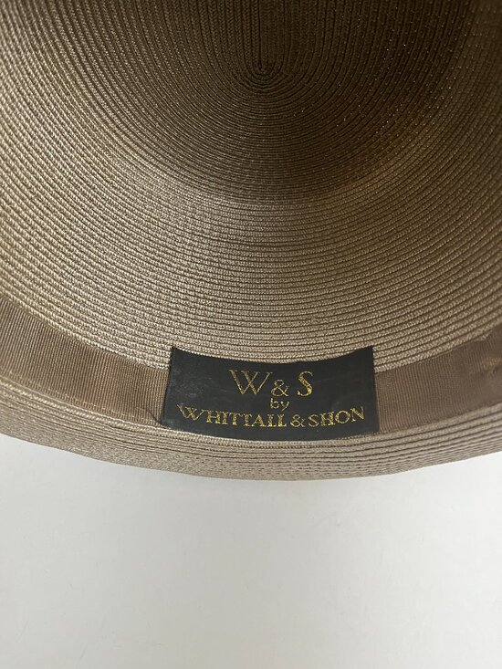 Vintage Cream Straw Whittall & Shon Floral Hat main image 6